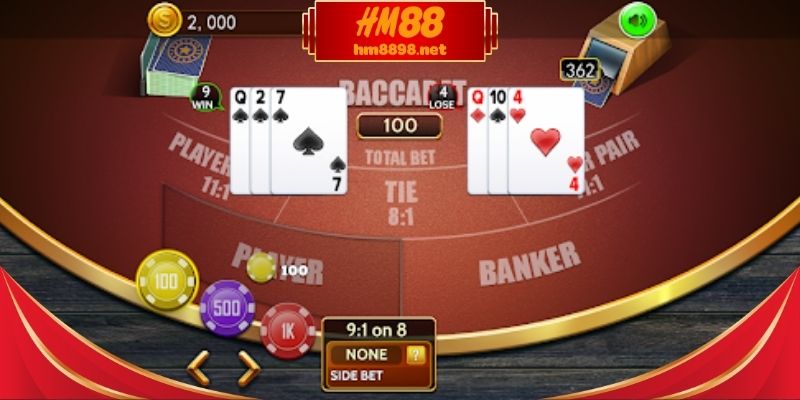 Baccarat live duy trì sức nóng nhờ bàn phát trực tiếp