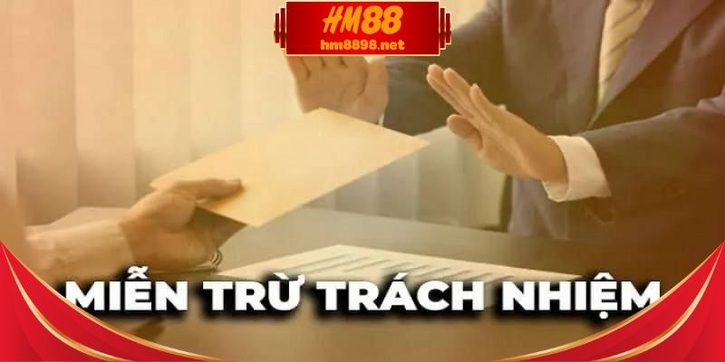 Các trường hợp áp dụng điều khoản miễn trách