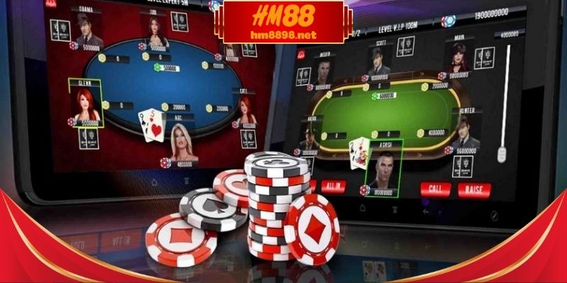 Poker texas holdem tạo nên bàn đấu đậm tính chiến lược